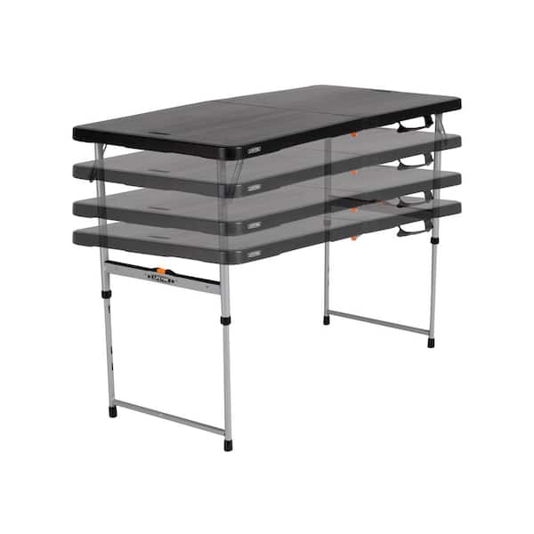 Lifetime 4-Foot Tailgate Table with Wire Pull Out 