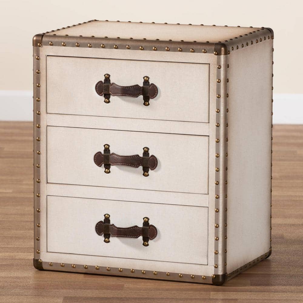 Mallison 20.9 in. Black Rectangle Canvas End Table - thumbnail 8