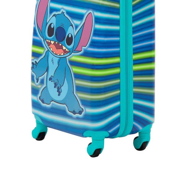 Disney Ful Stitch Neon All Over Print Kids 21 Luggage - Turquoise