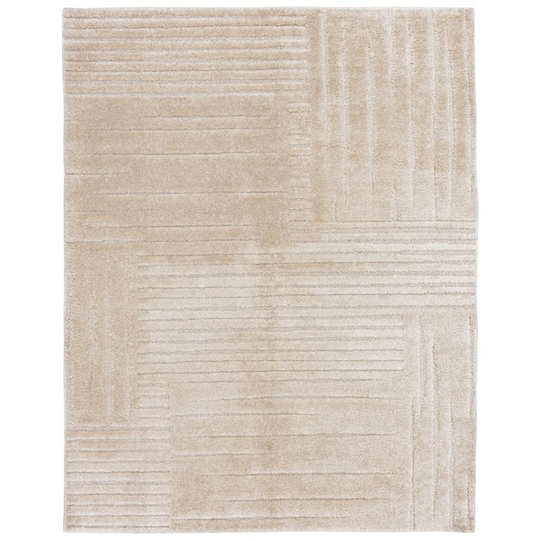 Intercept 6 ft. x 8 ft. Cream Area Rug