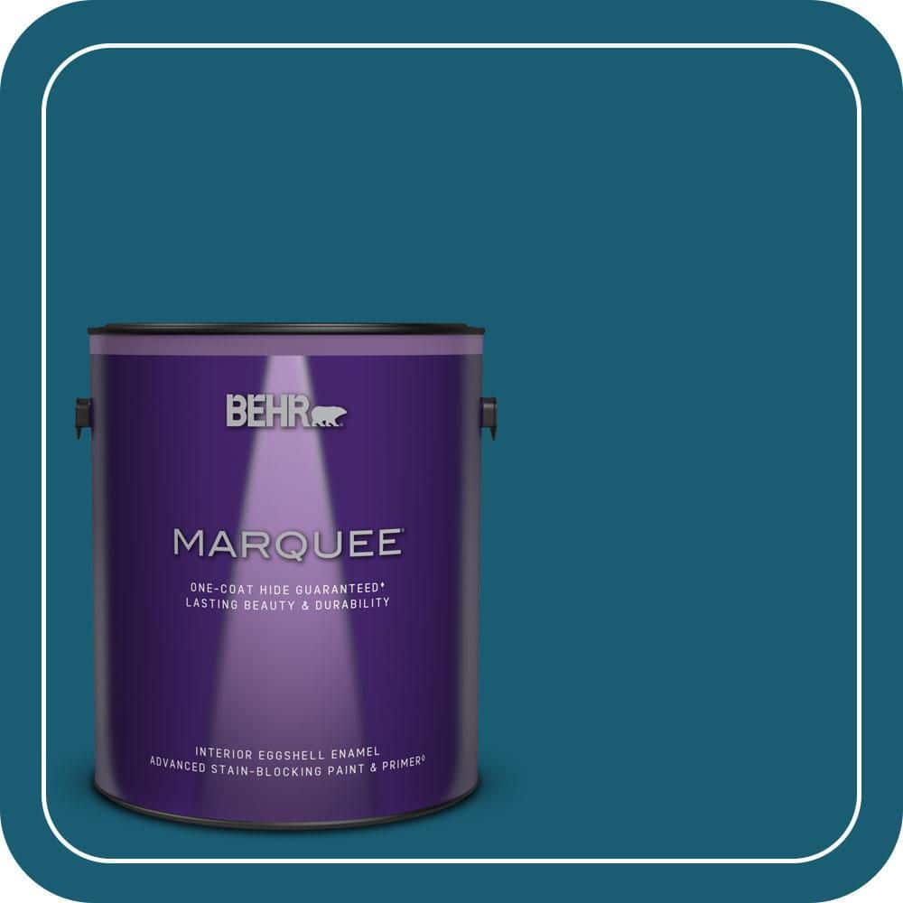 1 gal. #540D-7 Deep Blue Sea Eggshell Enamel Interior Paint & Primer price history on PriceWatchPro
