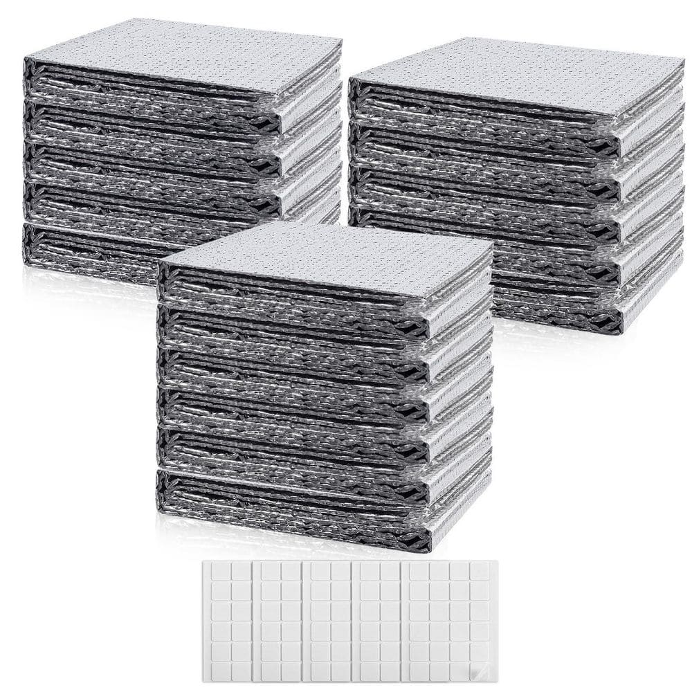 16 Pack 20.5 in. x 4.5 ft. Radiant Barrier, Reflective Bubble Insulation Sheet for Windows RV Roof Attic Wall price history on PriceWatchPro
