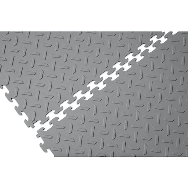 Husky X Gray Commercial PVC Garage Flooring Trim Kit , 49 OFF