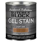 1 Pint Oil-Based Butcher Block Interior Wood Gel Stain in Light Oak