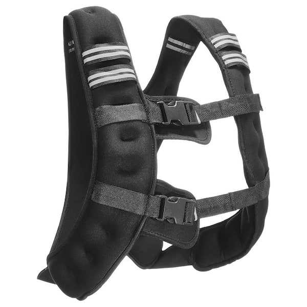 Weighted Vest, Workout Equipment, 12 lbs. Weight Vest with Reflective Stripe, Adjustable Buckle Body Weight Vest