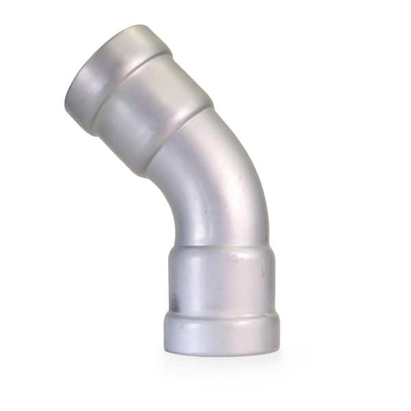 1-1/2 in. Carbon Steel Press 45° Elbow Fitting, EPDM Sealed, Green Dot - for General Plumbing Use