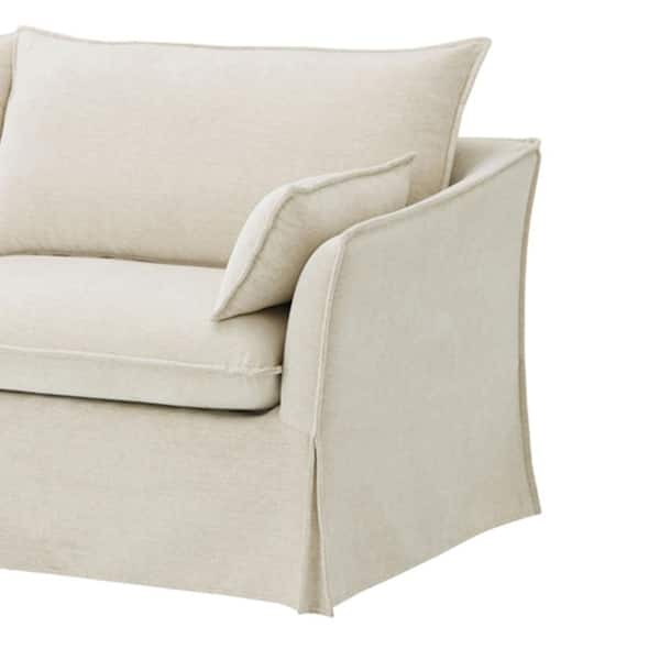 Acme Furniture Shane 34 in. Flared Arm Fabric Rectangle w/ 2
