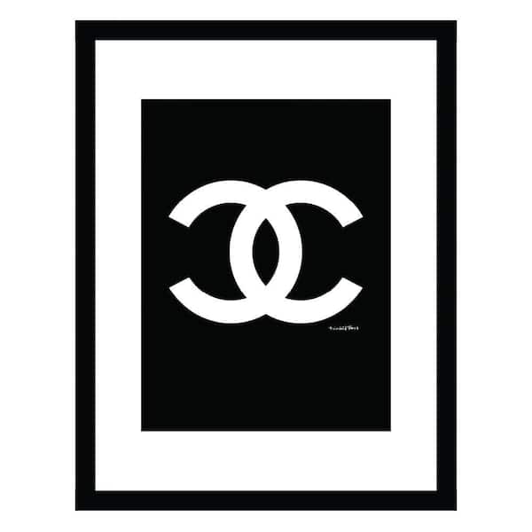 VENICE BEACH Collections Fashion Designer Bold Logo by Fairchild Paris Framed Graphic Print Abstract Poster Art Print 18 in. x 14 in.