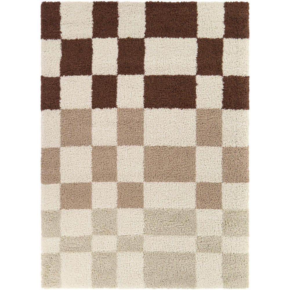 UPC 017411239714 product image for Leslie Cream 7 ft. 10 in. x 10 ft. Checkered Area Rug | upcitemdb.com