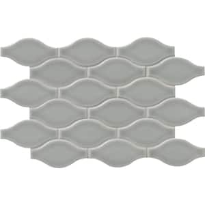 Morning Fog 10.75 in. x 17 in. Glossy Ceramic Floor and Wall Tile (11.2 sq. ft./Case)