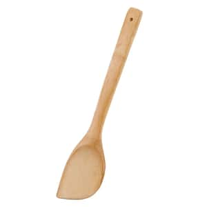 spatula, silicone & wood handle cayenne