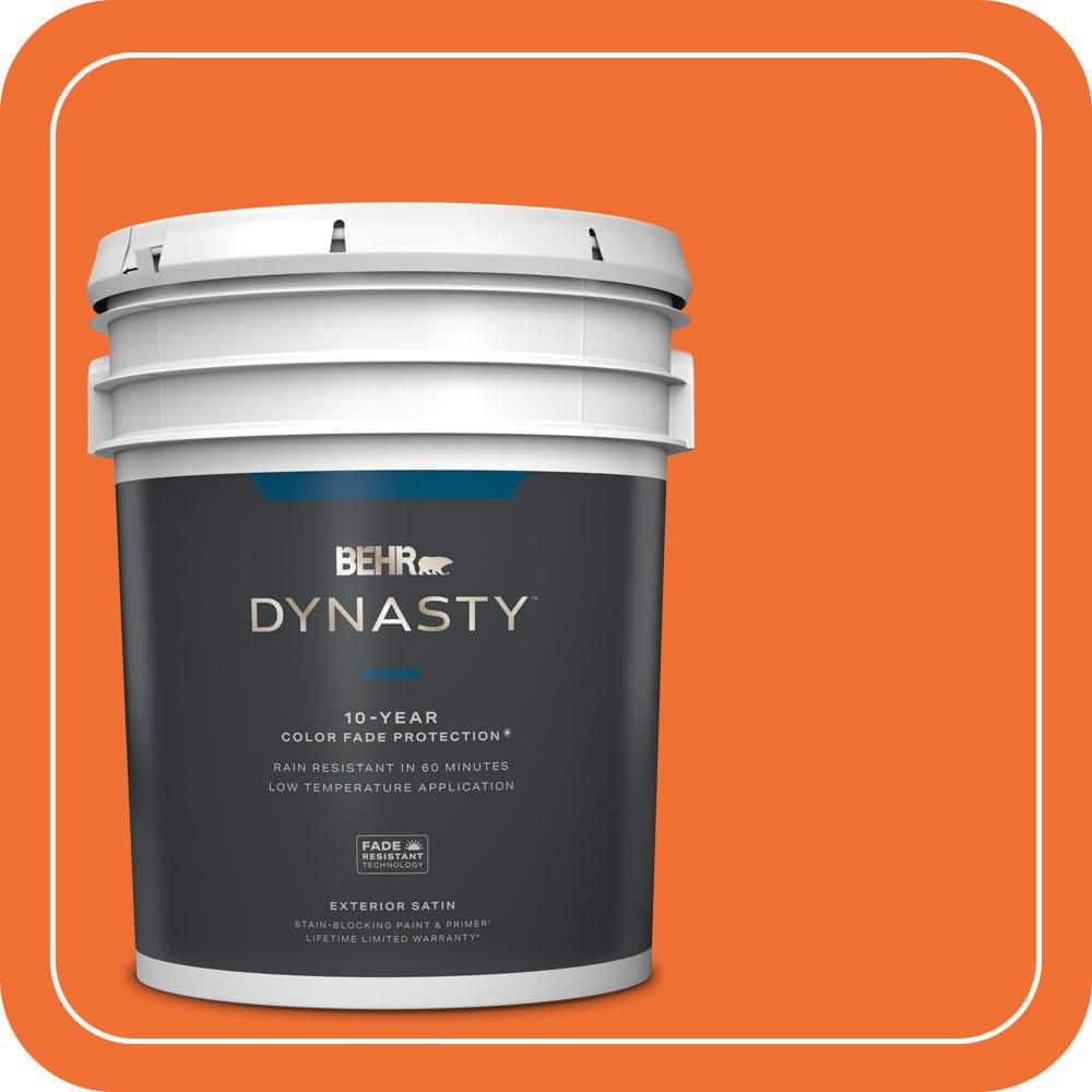 5 gal. #S-G-240 Dragon Fire Satin Enamel Exterior Stain-Blocking Paint & Primer price history on PriceWatchPro