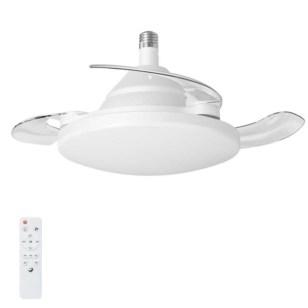 Bulb-Type Retractable Blades Ceiling Fan 6 Speeds Remote Reversible Motor Timer price history on PriceWatchPro