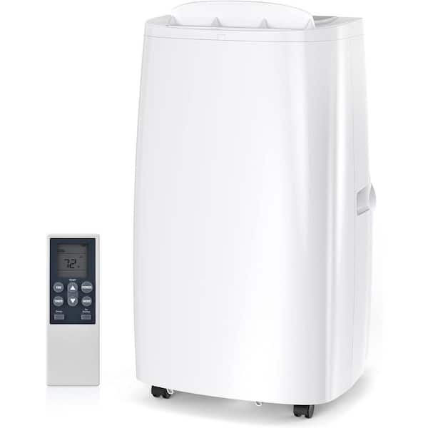 Unbranded - 14,000 BTU Portable Air Conditioners for Room Up to 700 Sq. Ft. w/ Dehumidifier,Fan,Remote and Heater in White,24H Timer