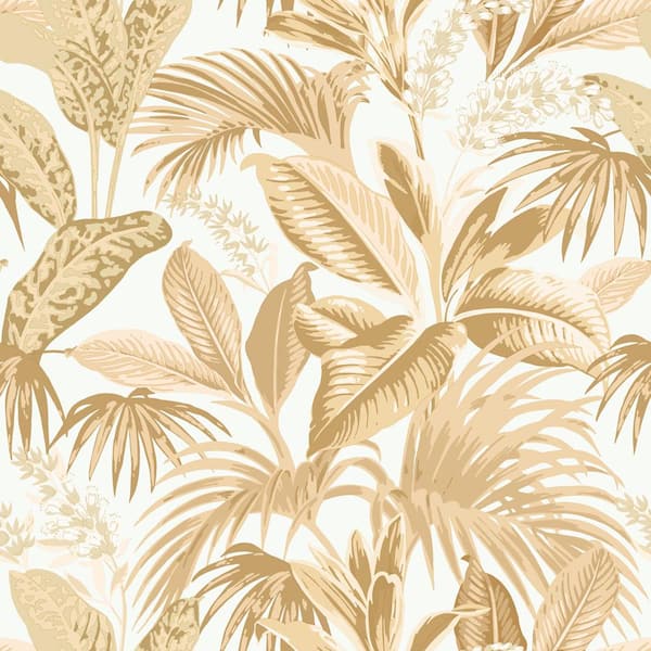 Tempaper Havana Palm Robin's Egg Removable Peel and Stick Wallpaper Sample
