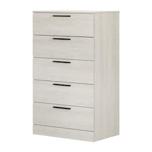Step One Essential 5-Drawer Winter Oak Chest 48.75 in. x 29 in. x 19 in.