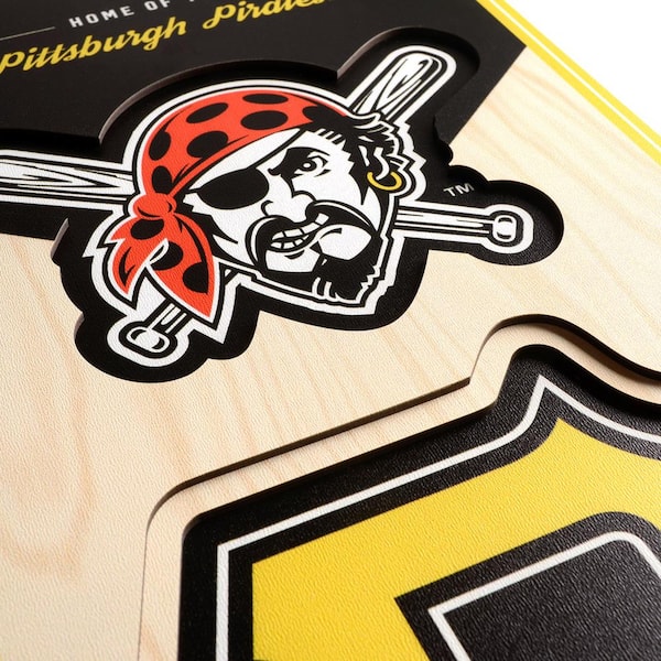 YouTheFan MLB Pittsburgh Pirates Wooden 8 in. x 32 in. 3D Stadium