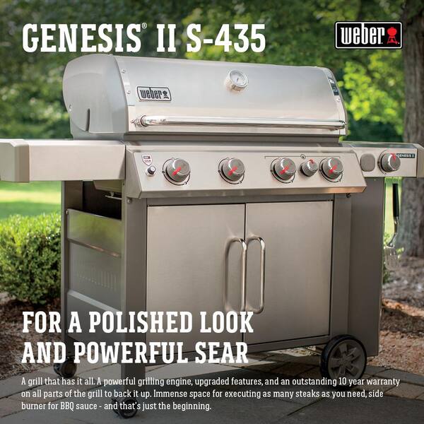 weber bbq with side burner