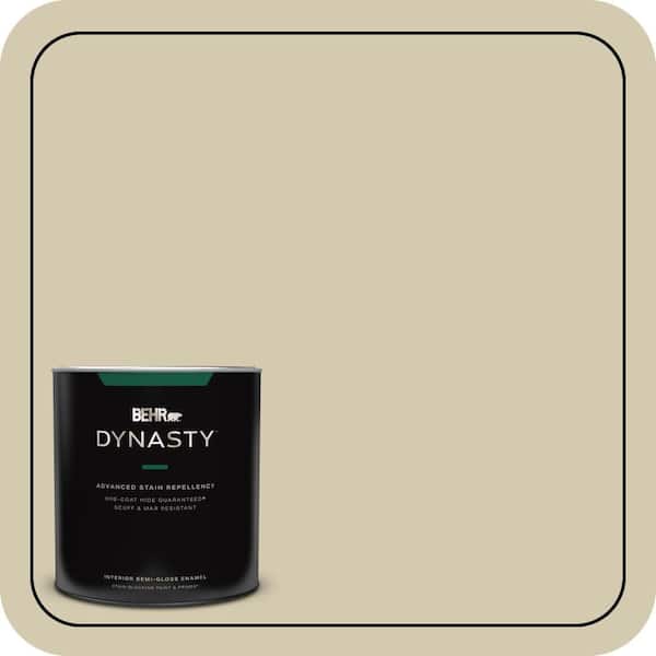 BEHR DYNASTY 1 qt. #770C-3 Sand Fossil Semi-Gloss Enamel Interior Stain-Blocking Paint & Primer