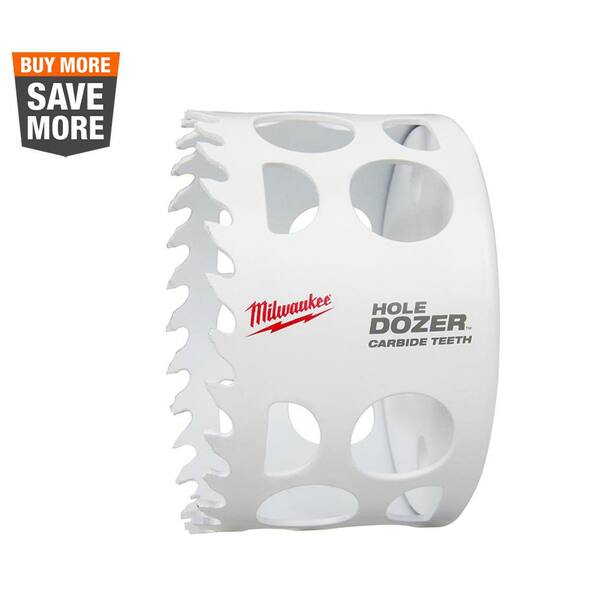 Milwaukee 3 in. Hole Dozer Carbide Hole 