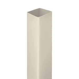 5 in. x 5 in. x 9 ft. Sand Vinyl Pre-Routed Fence Blank Post