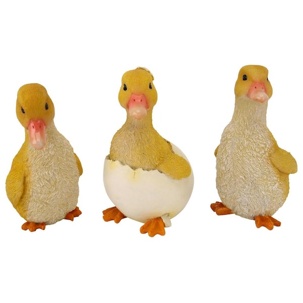 Design Toscano Duckling Brood Garden Statue Set (3-Piece)