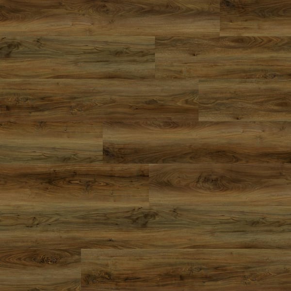 DuraDecor Classy Chic Brown to Earth 12-MIL x 7 in. x 48 in. Glue Down Waterproof Luxury Vinyl Plank (51.33 sq. ft./carton)