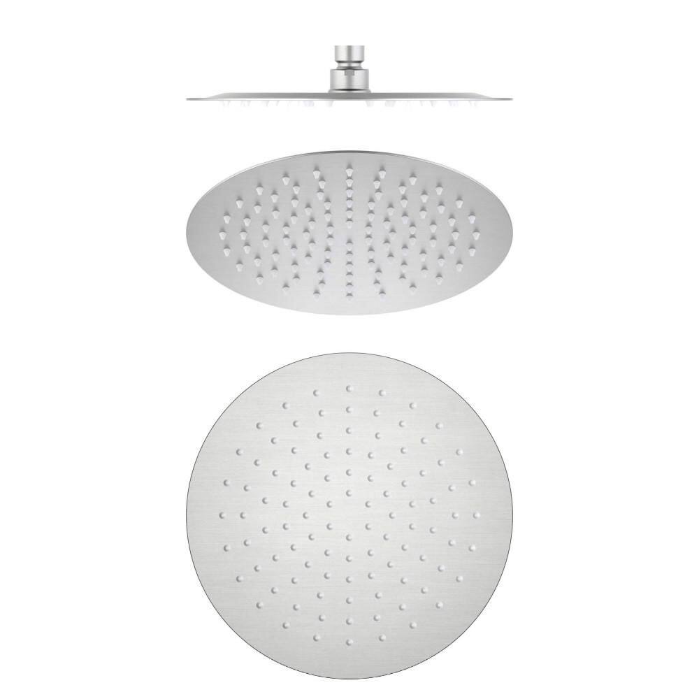 1-Spray Patterns with 1.75 GPM 10 in. Wall Mount Rain Fixed Shower Head with Corrosion Resistant in Brushed Nickel price history on PriceWatchPro