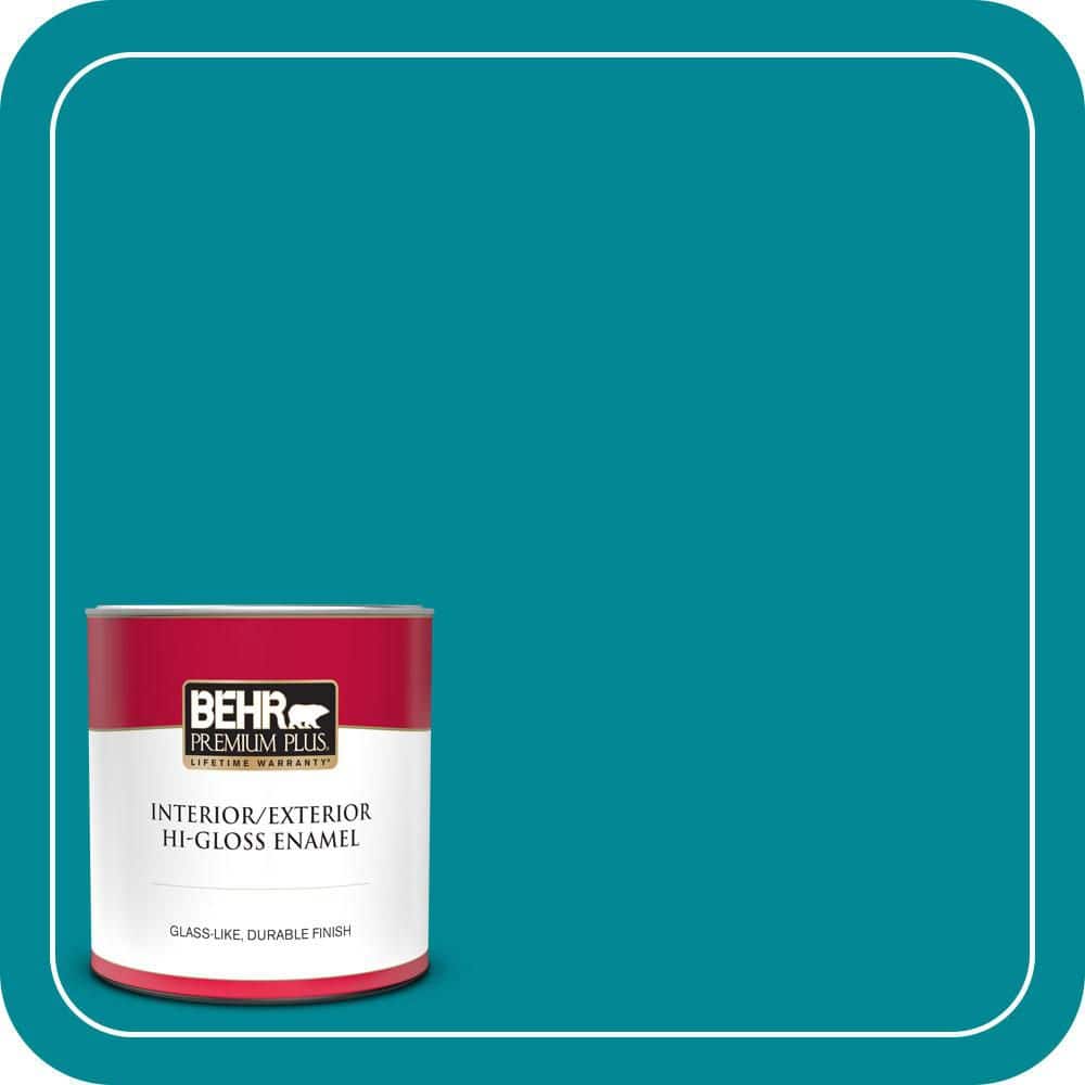 1 qt. Home Decorators Collection #HDC-SM16-06 Blue Slushie Hi-Gloss Enamel Interior/Exterior Paint & Primer price history on PriceWatchPro