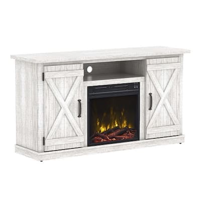 White Fireplace Tv Stands Electric Fireplaces The Home Depot