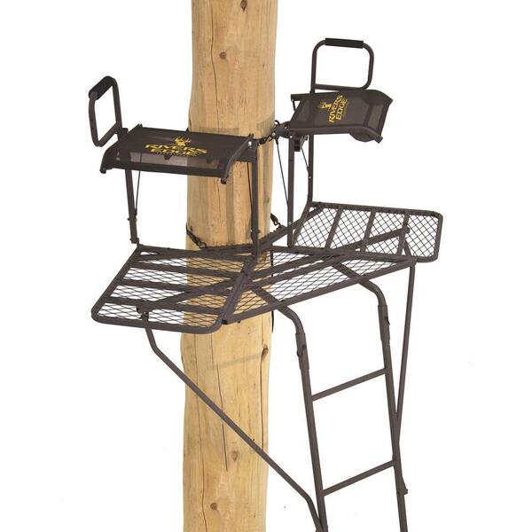 Rivers Edge Ardisam Bowman 19 ft. V-Shaped 2-Man Double Hunting Ladder Treestand