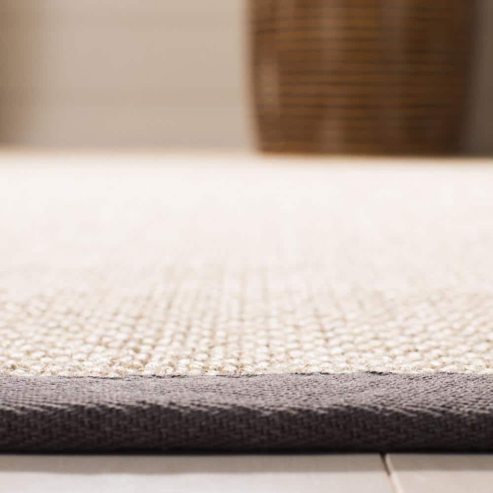 Handmade Tufted Marble Dark Grey Non-Slip Rectangular Rug 6' x 9'