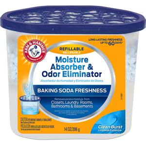 Clean Burst Refillable Moisture Absorber and Odor Eliminator 14 oz. Tub