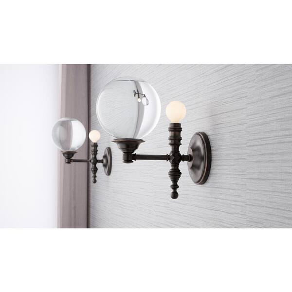 KOHLER Damask 1-Light Oil Rubbed Bronze Lacemaker Sconce