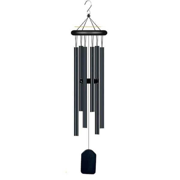 Garden Wind Chimes with 6 Aluminum Alloy Tubes and Hook, Memorial Wind Chimes for Home Decor Garden Patio Outdoor