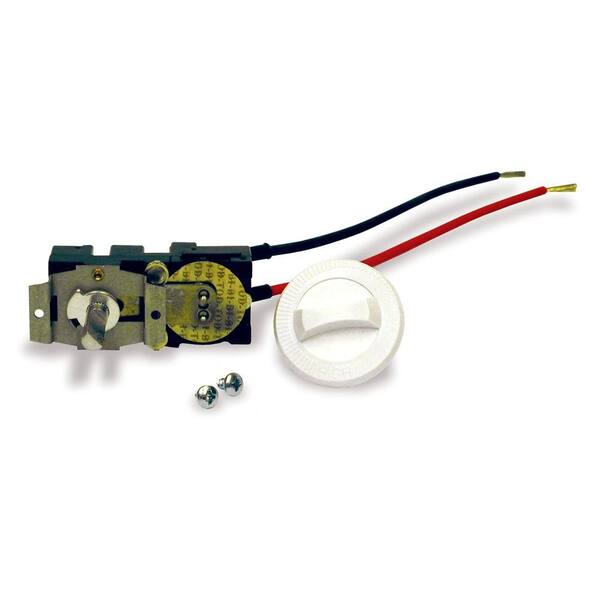 Cadet Single-pole 22 Amp Thermostat Kit in White for Com-Pak, Com-Pak Max, Com-Pak Twin In-wall Fan-forced Electric Heaters