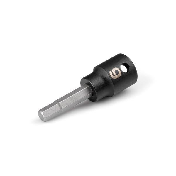 TEKTON 3/8 in. Drive x 6 mm Hex Bit Impact Socket
