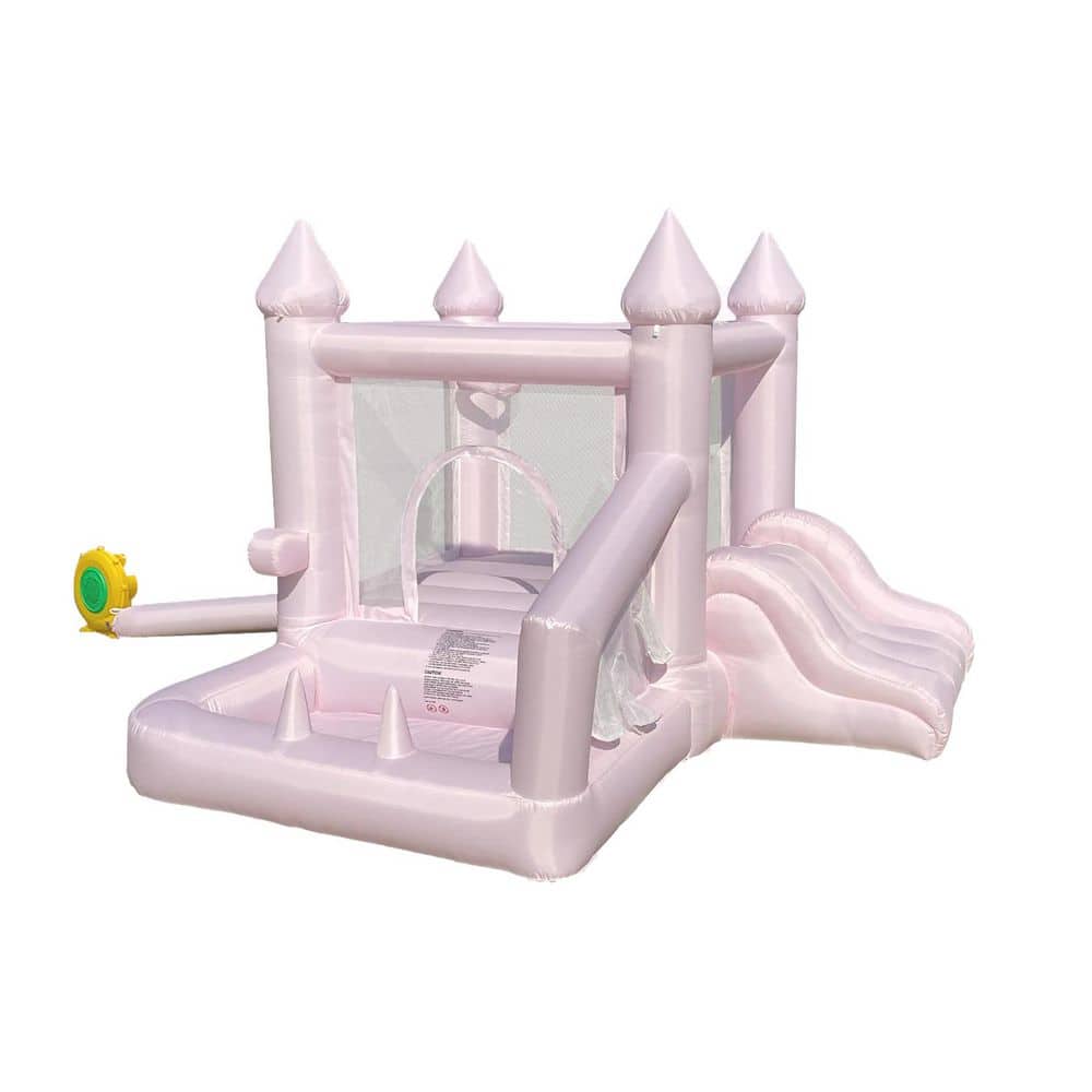Pink Bounce House with Ball Pit, 1pc Oxford Cloth Inflatable Playhouse for Parties price history on PriceWatchPro