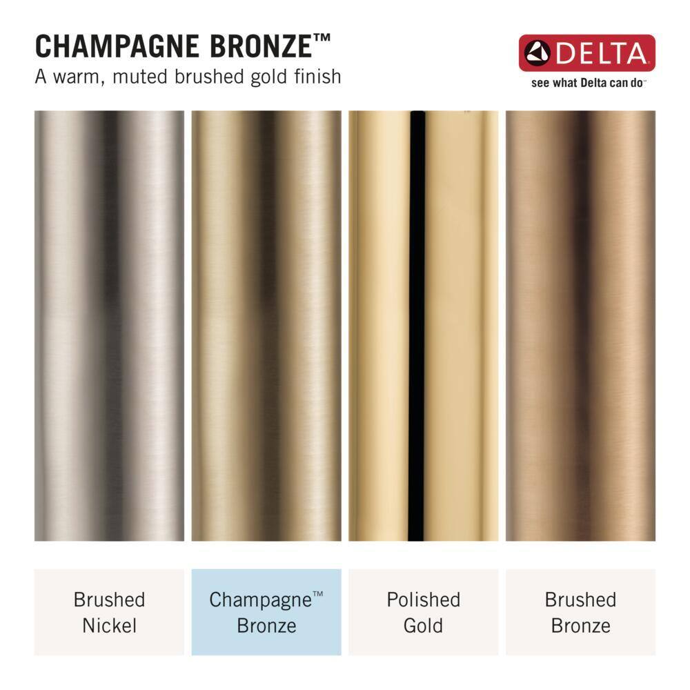 Champagne Bronze Pull-Down Bar Faucet with Spray