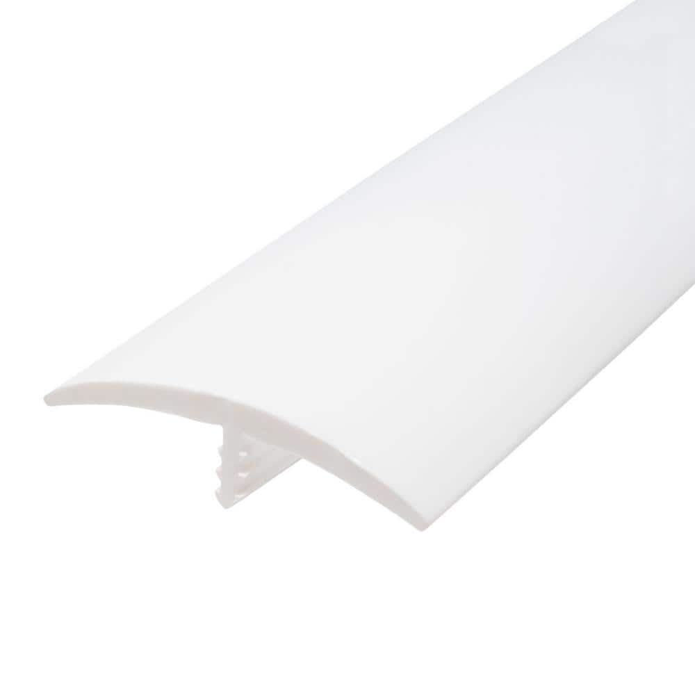 1-5/8 in. milk chocolate brown Flexible Polyethylene Center Barb Bumper Tee