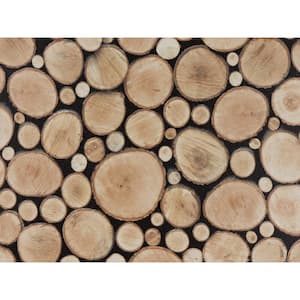 Brown Logs Adhesive Film (Set of 2)