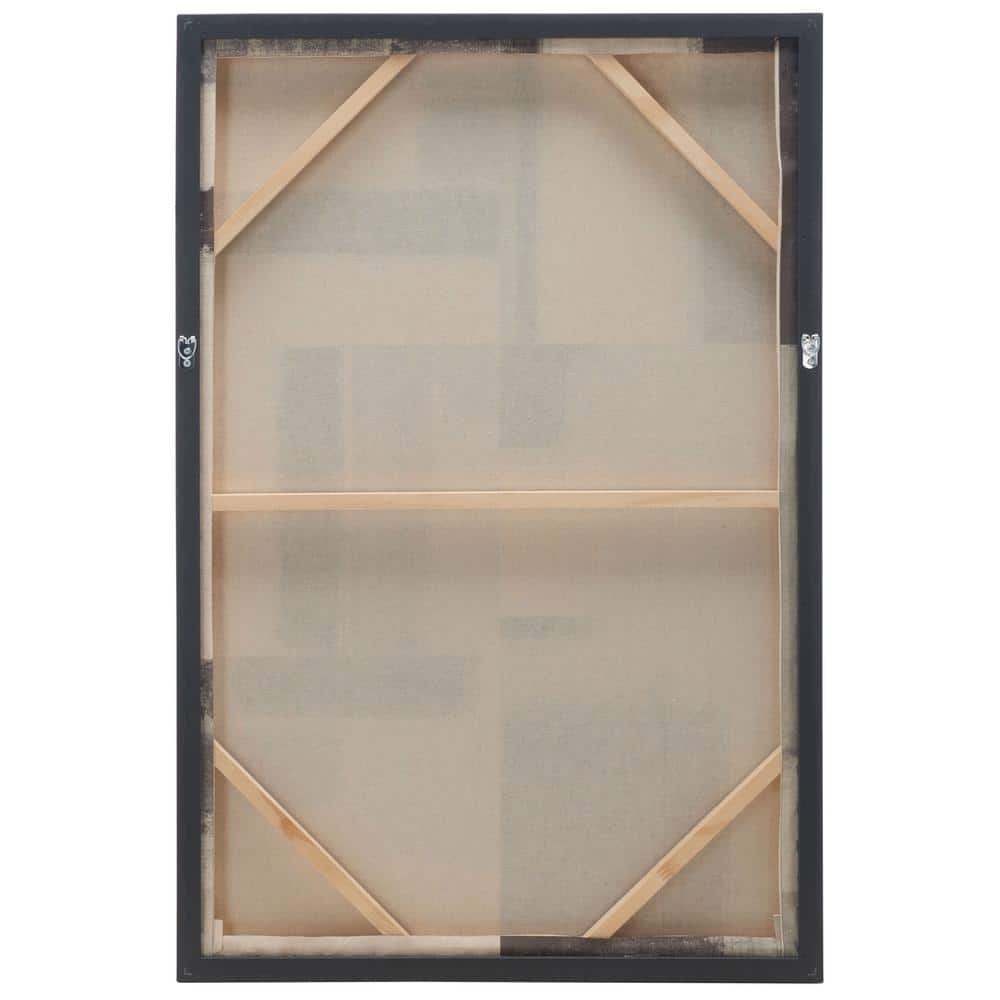 Blurred Lines 24" x 36" Abstract Canvas Wall Art