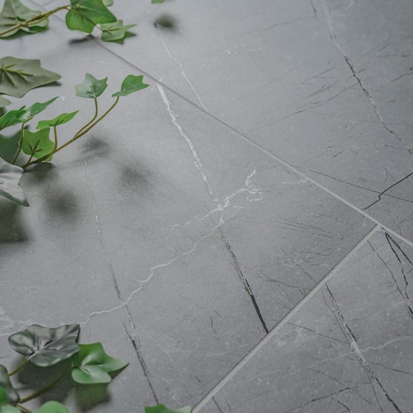 MSI Amira Grigio 12 in. x 24 in. Matte Gray Porcelain Marble Look