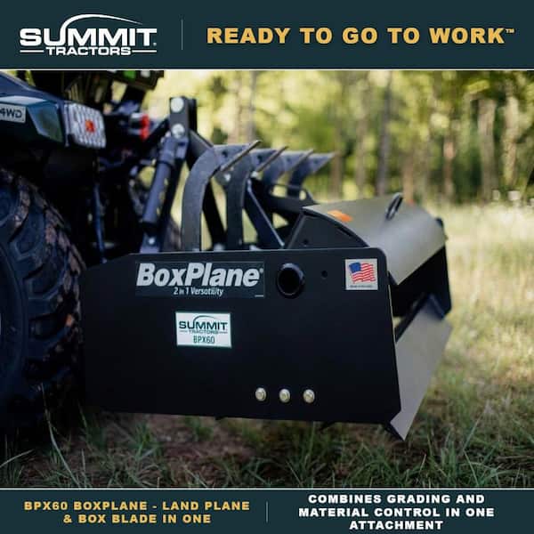 Summit BPX60 BoxPlane - Box Blade & Land Grader In One Attachment
