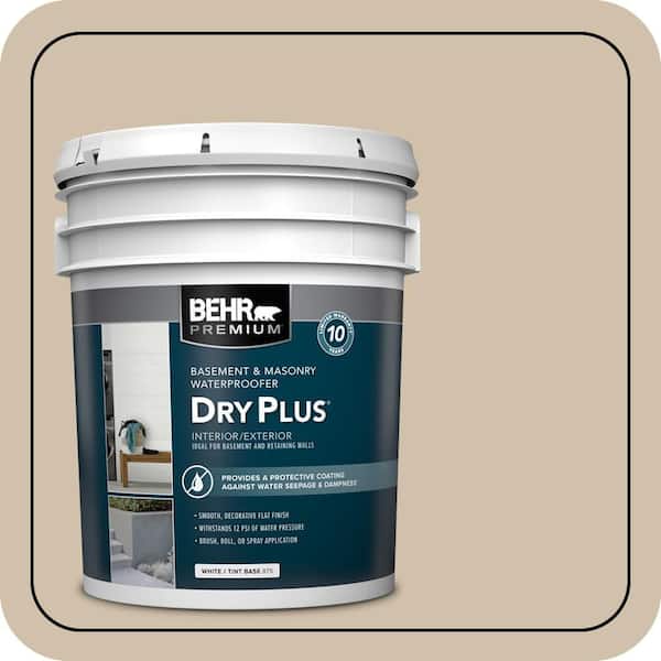 5 gal. #PPF-32 Light Rattan Flat Interior/Exterior Dry Plus Basement & Masonry Waterproofer