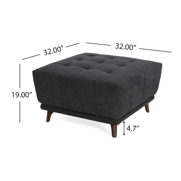 CHRISTOPHER KNIGHT HOME Ansel Mid-Century Modern Charcoal Grey