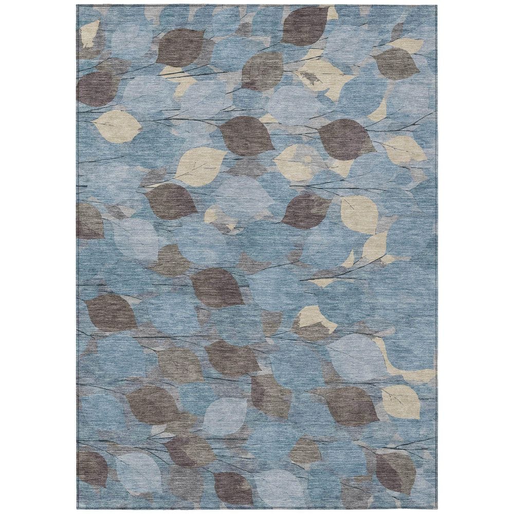 Chantille Machine Washable Indoor/Outdoor Abstract ACN2444 Teal 8 ft. x 10 ft. Area Rug price history on PriceWatchPro