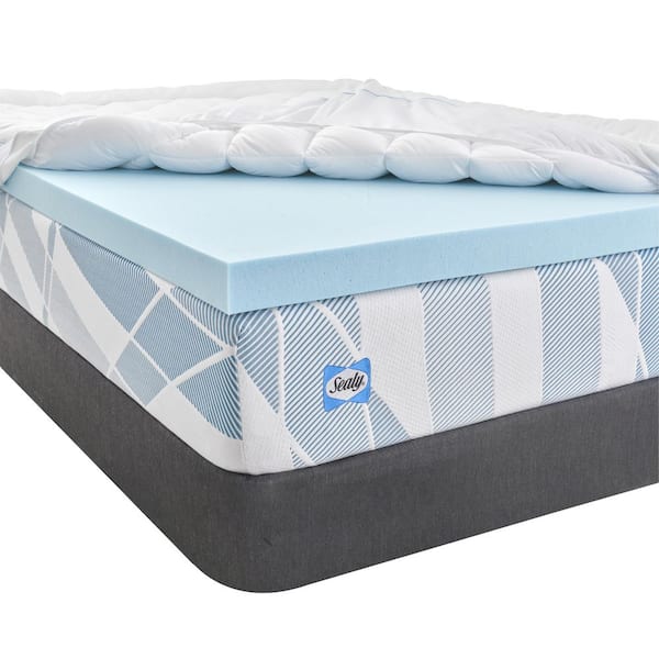 Dreamlife 2 in. Full Gel Memory Foam Cooling Cover Mattress Topper