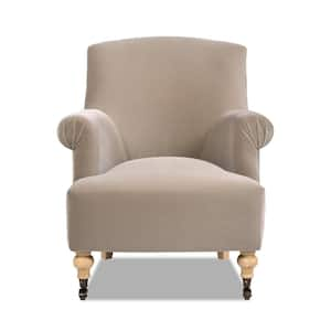 Eloise 30 in. Pleated Sock Arm Living Room Accent Armchair