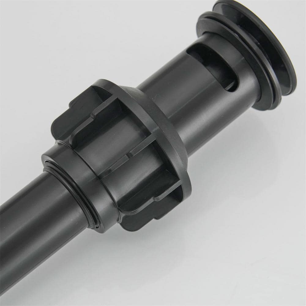 Matte Black Stainless Steel Single Handle Bathroom Faucet